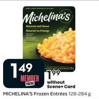 MICHELINA'S Frozen Entrées 128-284 g