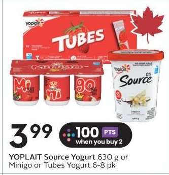 Yoplait Source Yogurt