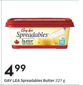 GAY LEA SPREADABLES BUTTER
