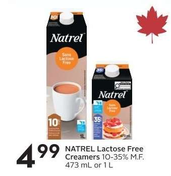 NATREL Lactose Free Creamers
