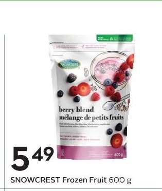 SNOWCREST Frozen Fruit 600 g