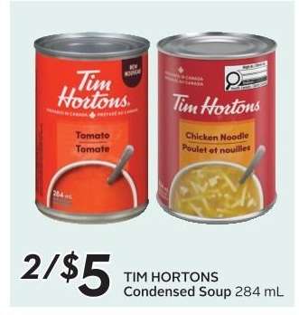 Tim Hortons Condensed Soup