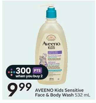 AVEENO Kids Sensitive Face & Body Wash 532 mL