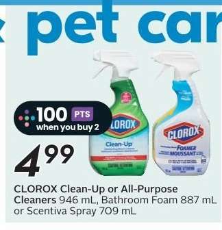 CLOROX Clean Up or All Purpose Cleaners