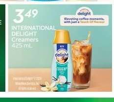 INTERNATIONAL DELIGHT Creamers