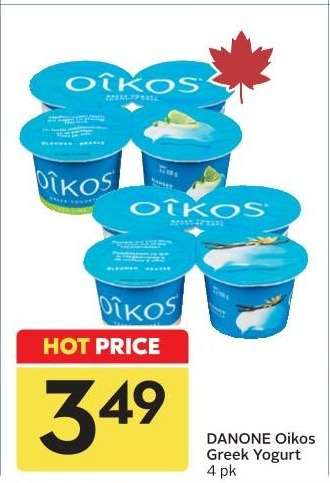 DANONE OIKOS GREEK YOGURT