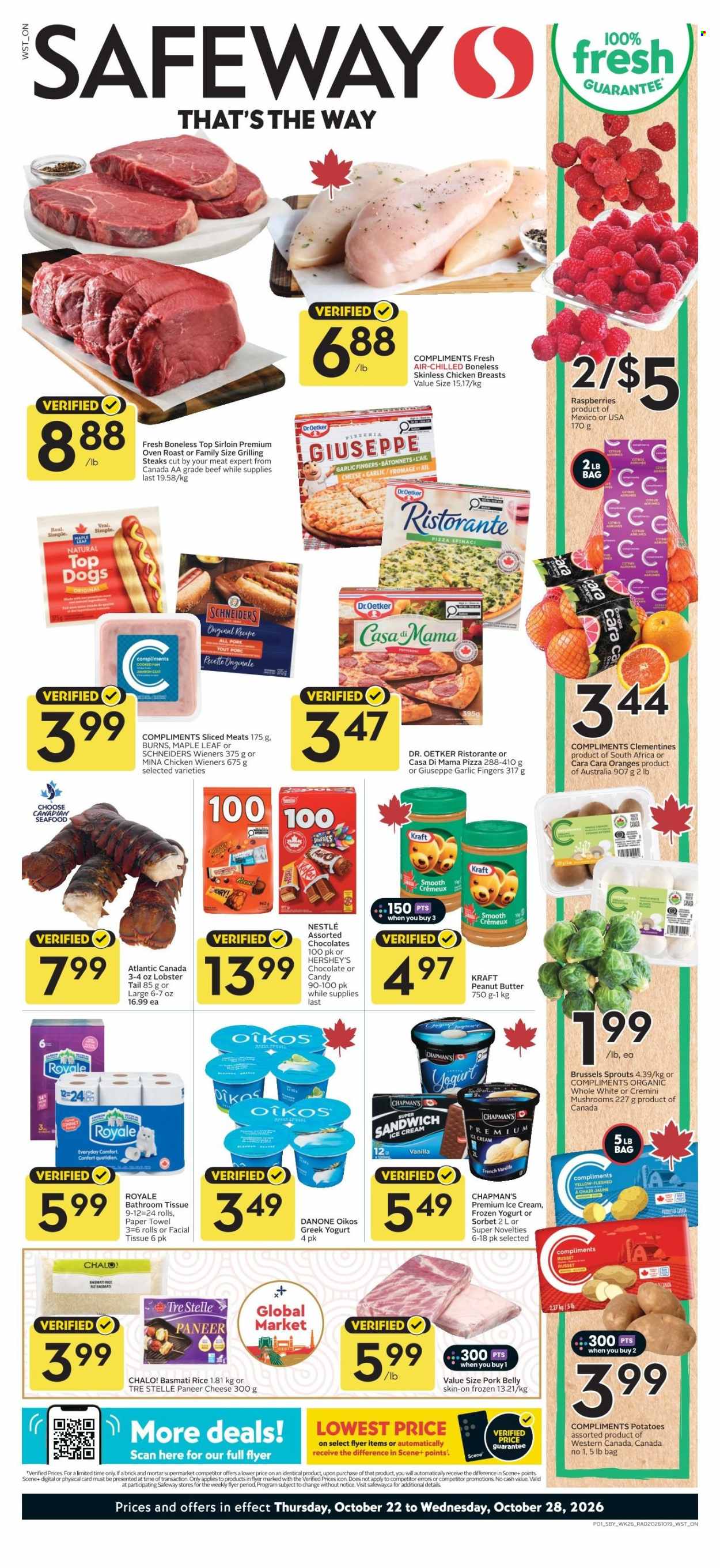 Safeway flyer  - October 22, 2026 - October 28, 2026. Page 1
