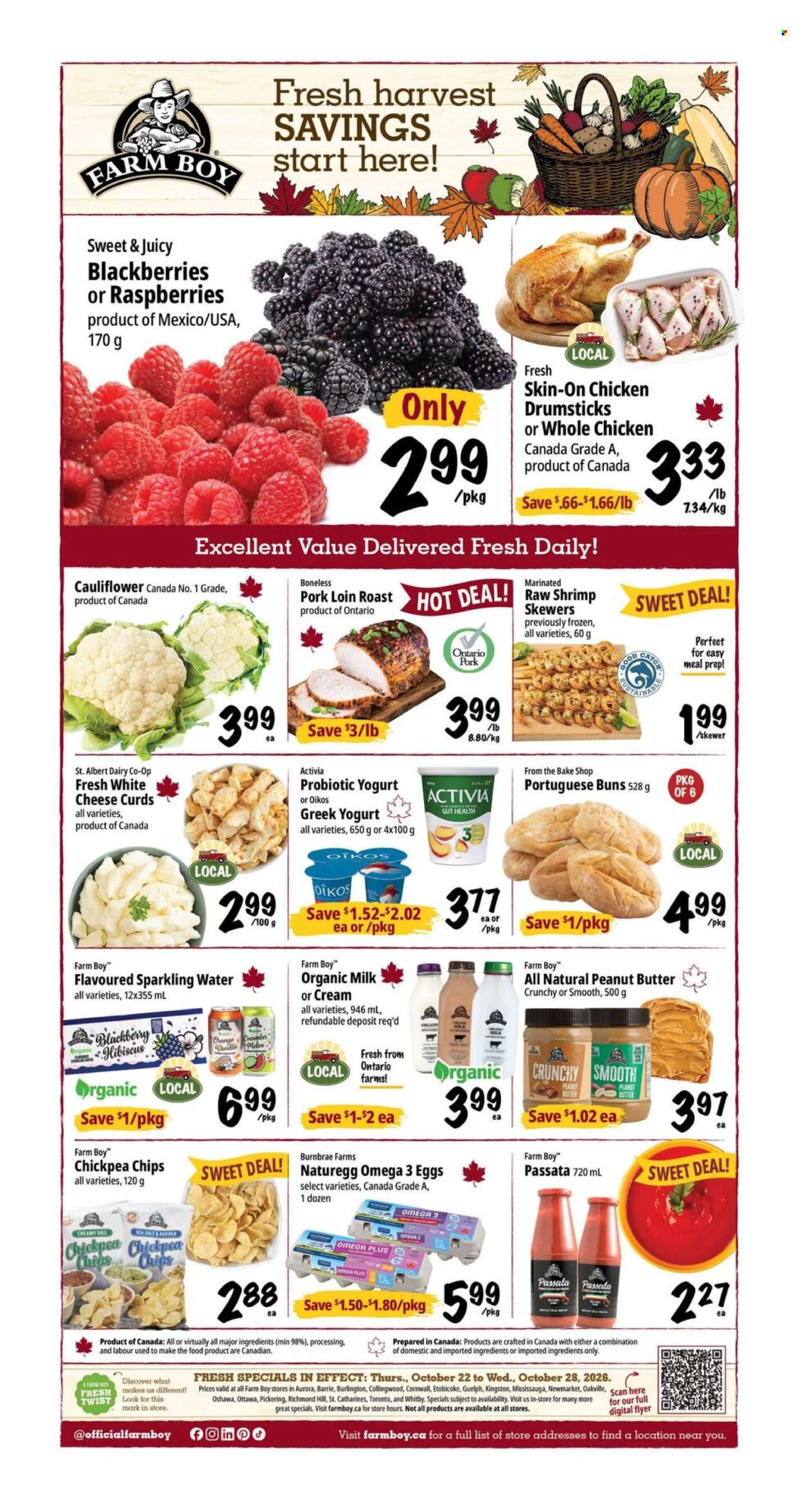 Farm Boy flyer  - October 22, 2026 - October 28, 2026. Page 1