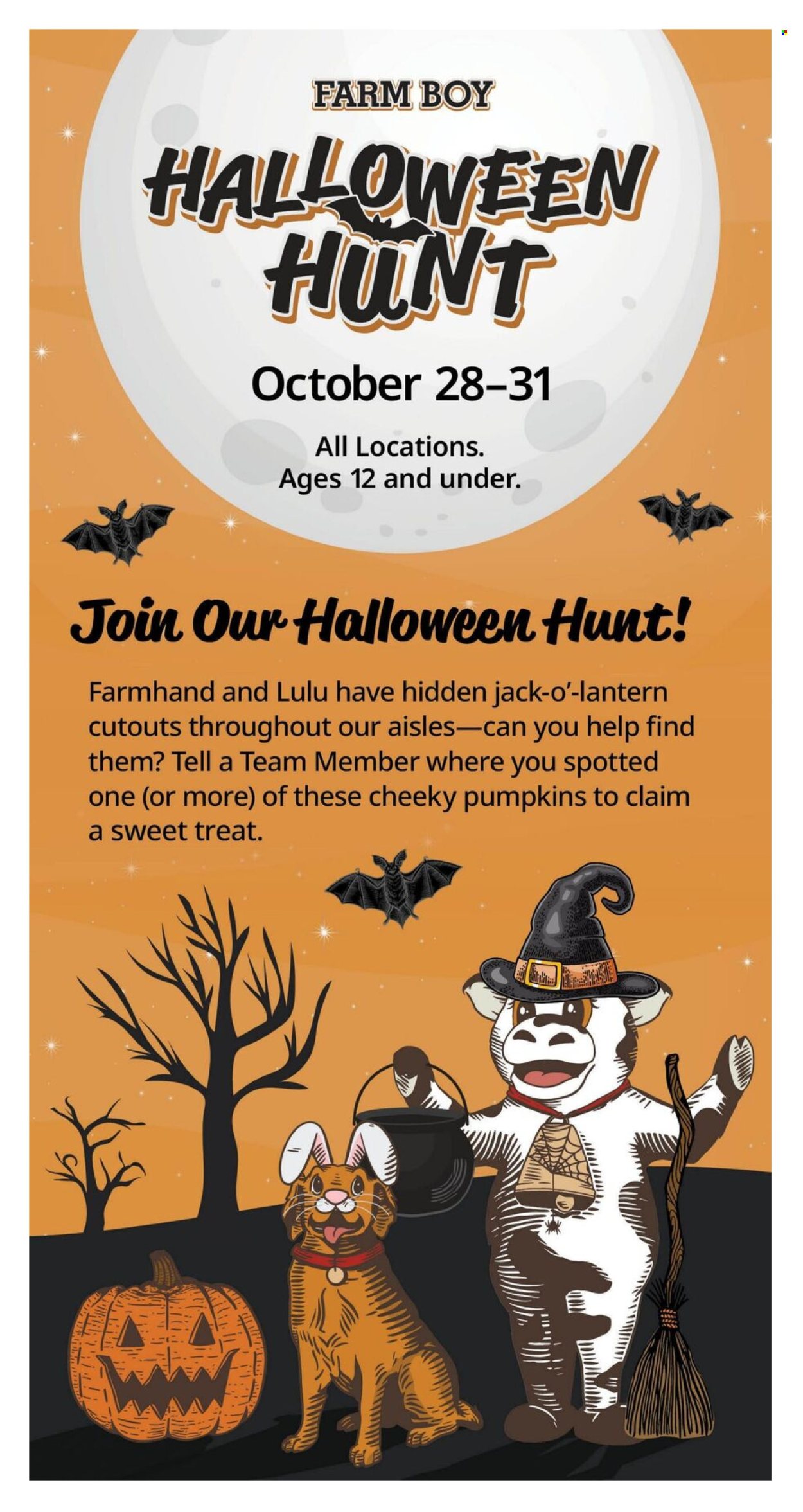 Farm Boy flyer  - October 22, 2026 - October 28, 2026. Page 7