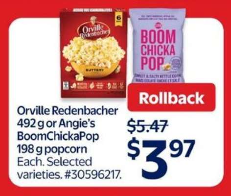 Orville Redenbacher or Angie's BOOMCHICKAPOP popcorn