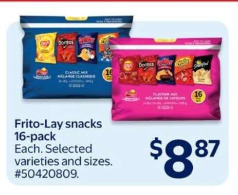 Frito-Lay Snacks 16-Pack