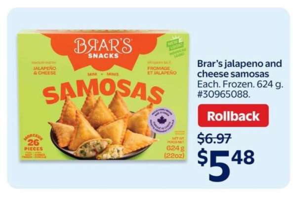 Brar's jalapeno and cheese samosas