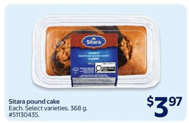 Sitara pound cake