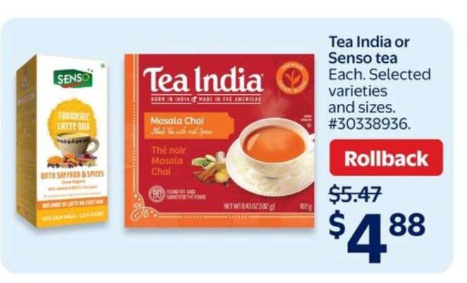 Tea India or Senso tea