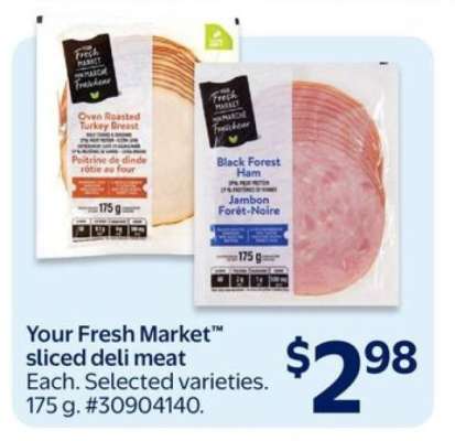 Your Fresh Market™ sliced deli meat