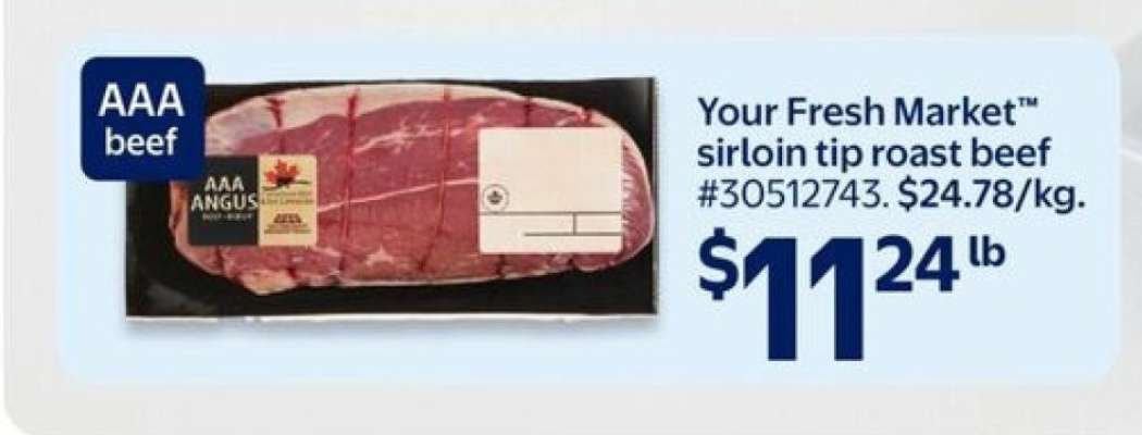 Your Fresh Market™ sirloin tip roast beef