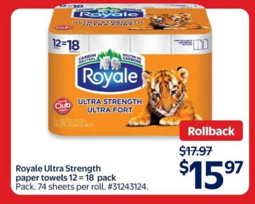 Royale Ultra Strength paper towels