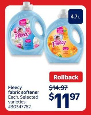 FLEECY FABRIC SOFTENER