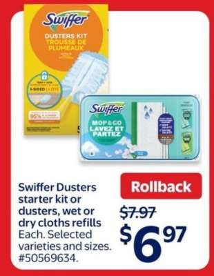 Swiffer Dusters starter kit or dusters, wet or dry cloths refills