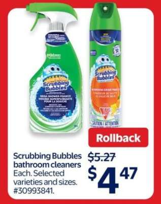 Scrubbing Bubbles Bathroom Cleaners