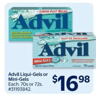 Advil Liqui-Gels or Mini Gels