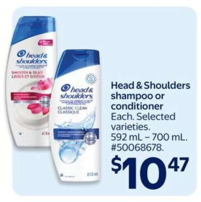 Head & Shoulders Shampoo or Conditioner