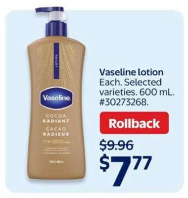 VASELINE LOTION