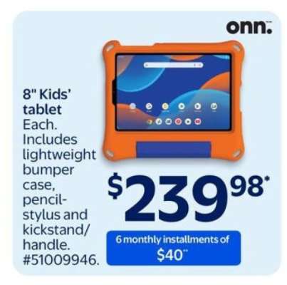 8" Kids’ tablet