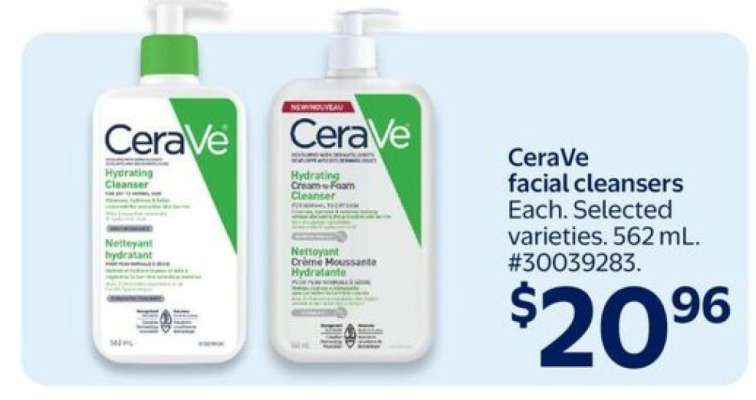 CeraVe facial cleansers