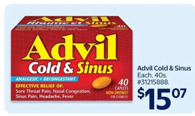 Advil Cold & Sinus