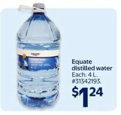 Equate Distilled Water