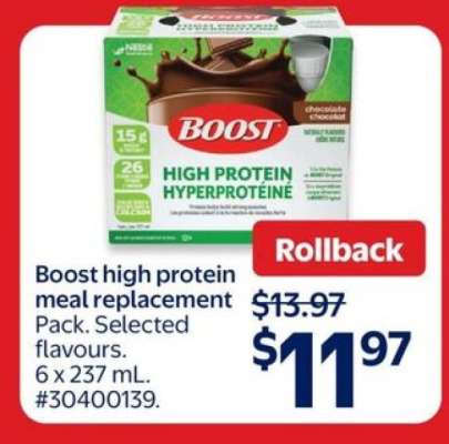 Boost High Protein Meal Replacement
