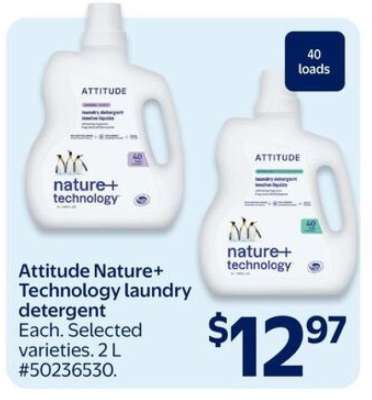 Attitude Nature + Technology laundry detergent