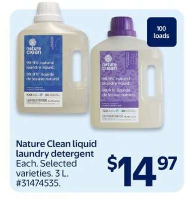 Nature Clean Liquid Laundry Detergent