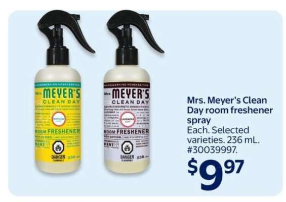 Mrs. Meyer's Clean Day room freshener spray