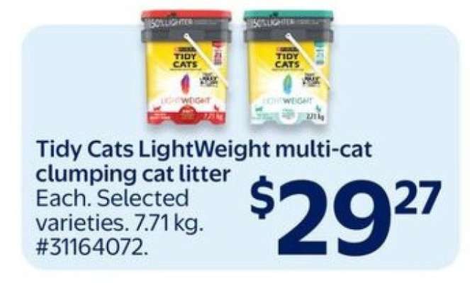 Tidy Cats LightWeight multi-cat clumping cat litter