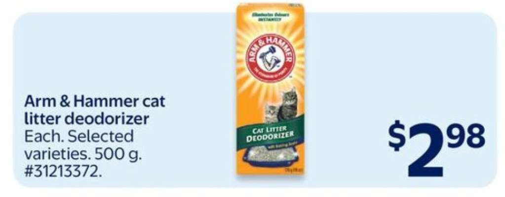 Arm & Hammer cat litter deodorizer