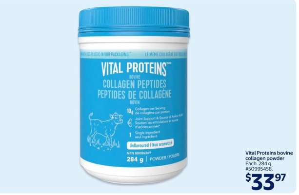 Vital Proteins bovine collagen powder