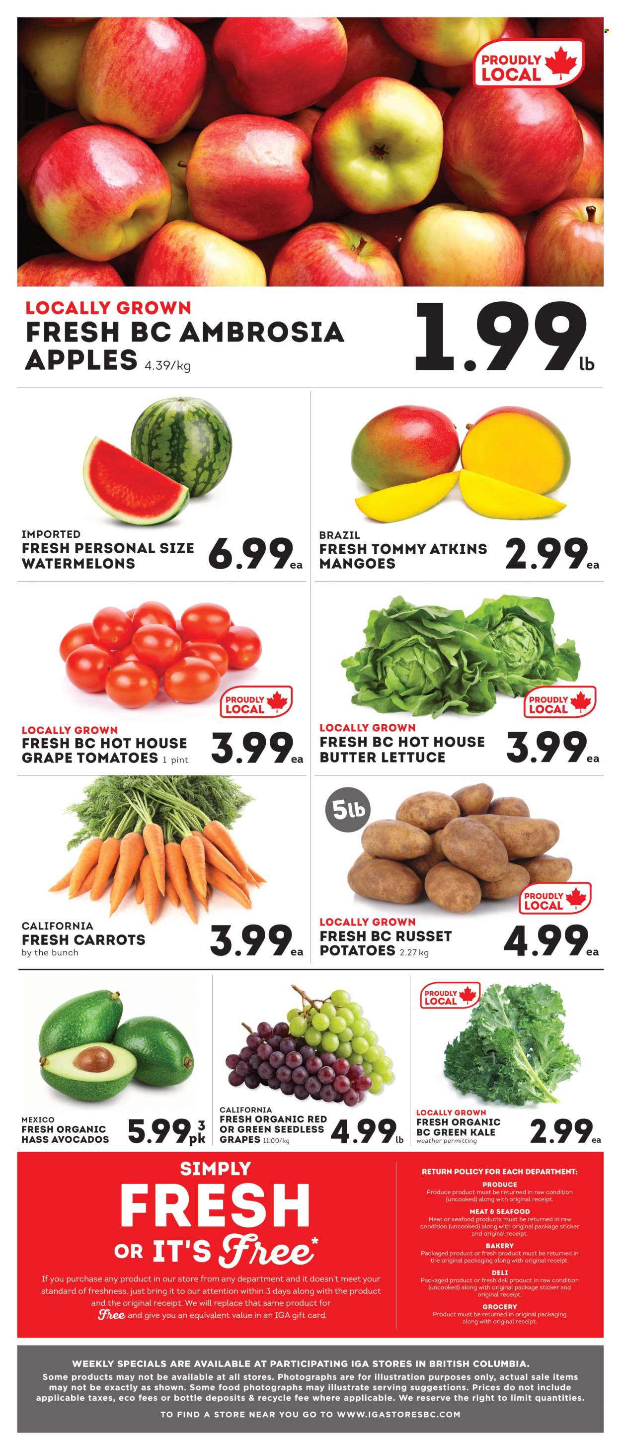 IGA Simple Goodness flyer  - October 23, 2026 - October 29, 2026. Page 6