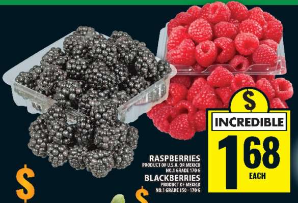 Raspberries and Blackberries