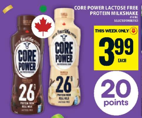 Core Power Lactose Free Protein Milkshake