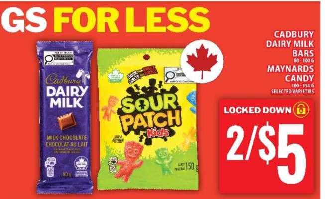 Cadbury Dairy Milk Bars & Maynards Candy
