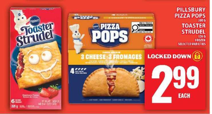 Pillsbury Pizza Pops & Toaster Strudel