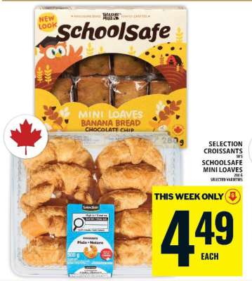 Selection Croissants / SchoolSafe Mini Loaves