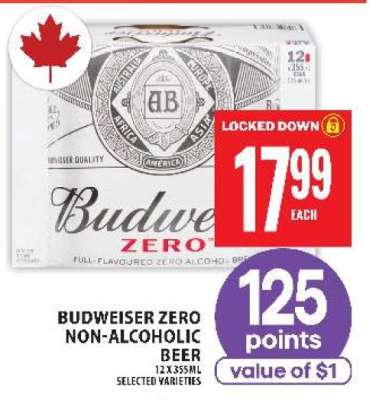 Budweiser Zero Non-Alcoholic Beer