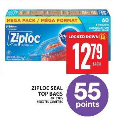 Ziploc Seal Top Bags