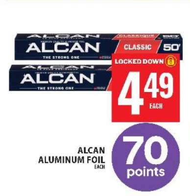 ALCAN ALUMINUM FOIL