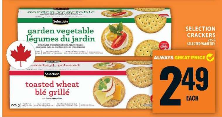 SELECTION CRACKERS
