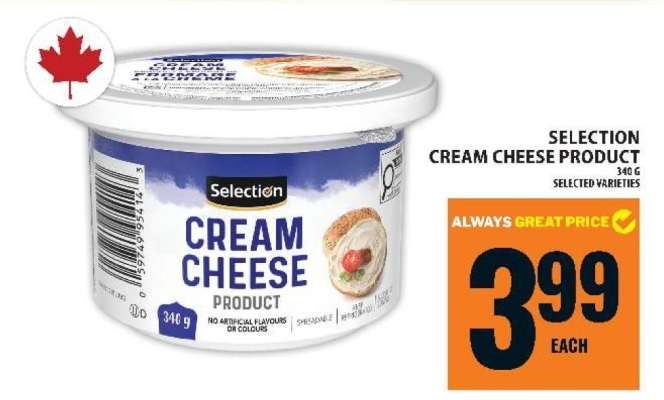 SELECTION CREAM CHEESE PRODUCT