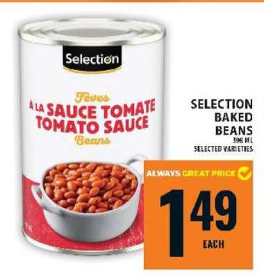 SELECTION BAKED BEANS